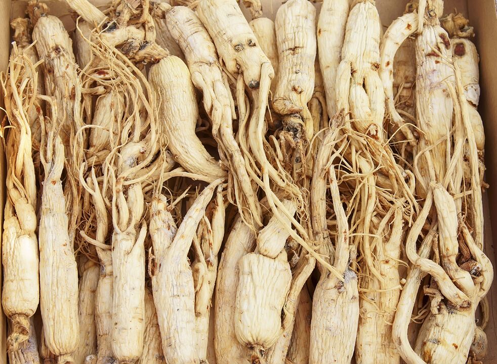 Ginseng erroaren arabera, potentzia hobetzeko decoction bat prestatu dezakezu